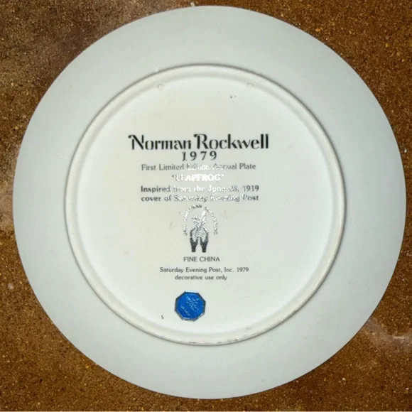 Norman Rockwell 1979 Collector Plate - Picture 2 of 2
